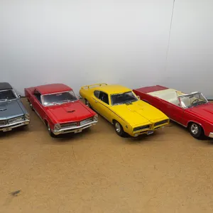Four Pontiac GTO Die-Cast Muscle Cars
