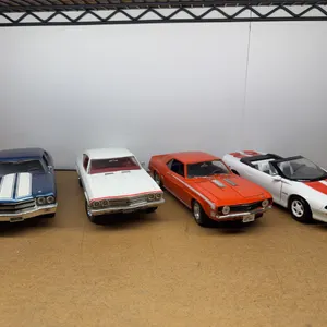 Four Chevrolet Muscle & Performance Die-Cast Model Cars