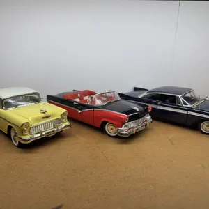 Three 1950s Chevrolet & Ford Classic Die-Cast Cars