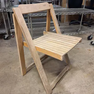 Folding Wood Slat Chair