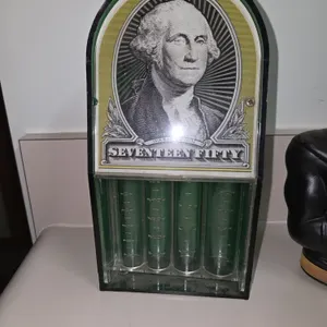 Vintage 1983 Winking Winkin' George Washington Piggy Bank Coin Sorter Counter
