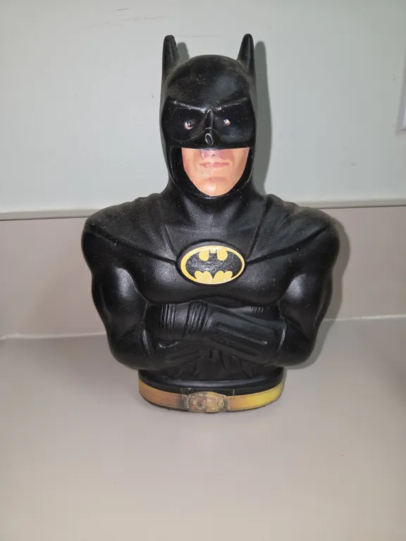Vintage 1989 Batman Movie DC Comics Plastic Piggy Banks Lot Michael Keaton