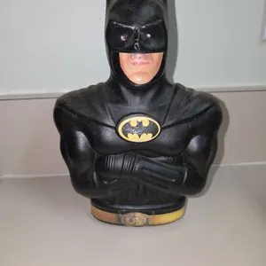 Vintage 1989 Batman Movie DC Comics Plastic Piggy Banks Lot Michael Keaton