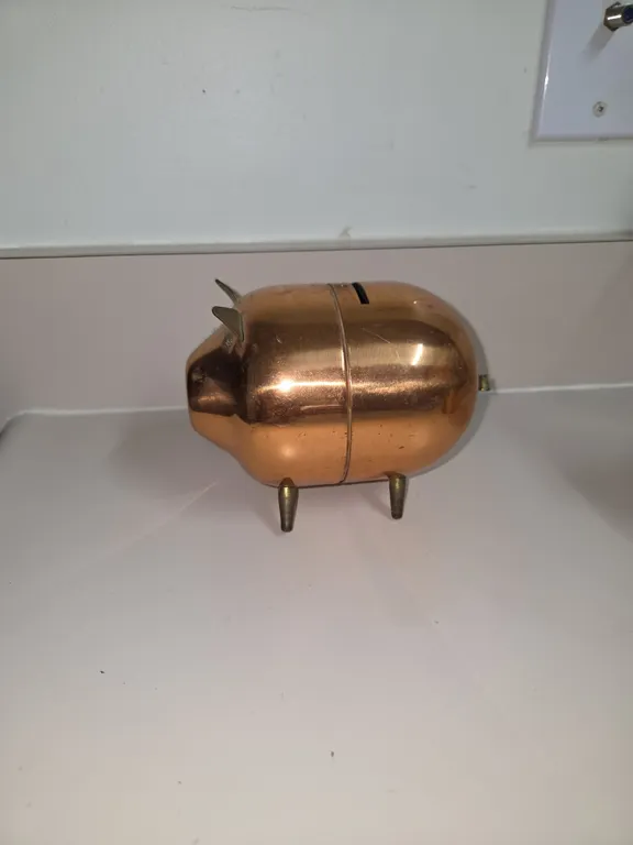 Vintage Copper Piggy bank