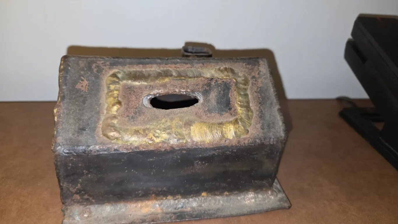 Steel or cast iron cabin bank
