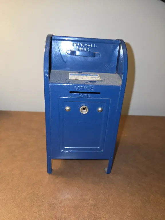 Rare Tom Thumb Mail Box Piggy Bank Western Stamping Corp Metal Bank