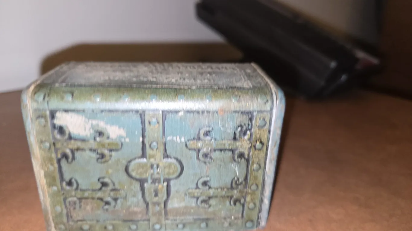 Vtg pirate bank- steel