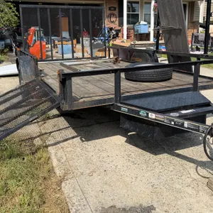 Carry-On 7’ x 12’ Utility ATV Trailer w/ two ramps & Spare Tire
