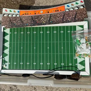 Vintage Electric Football Game Board w/ Players & Scoreboard