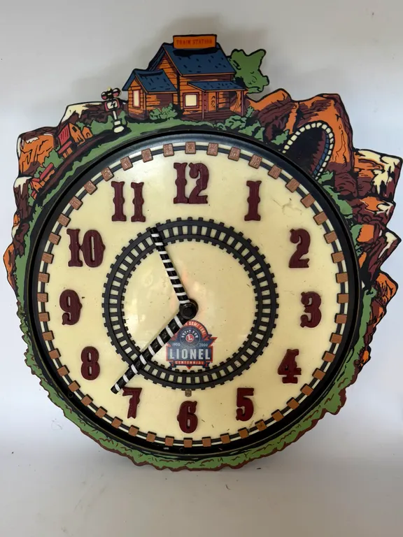 Lionel Centennial 1900–2000 Train Station Wall Clock