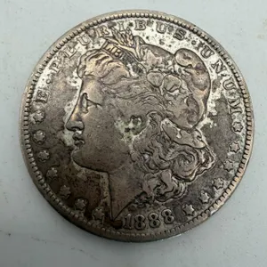 1888-O Morgan Silver Dollar $1 New Orleans 90% Silver Circulated Toned