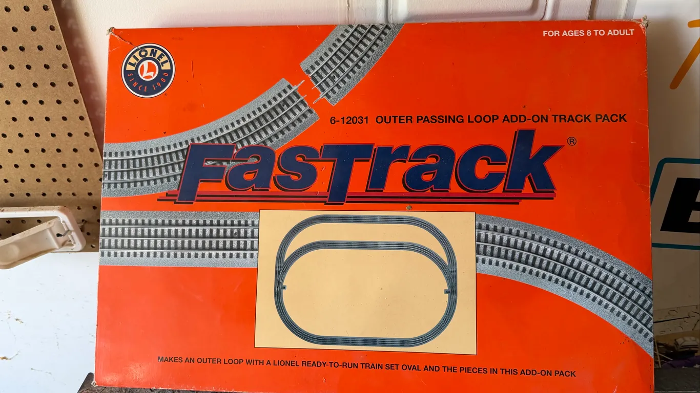 Lionel FasTrack 6-12031 Outer Passing Loop Add-On Track Pack O Gauge