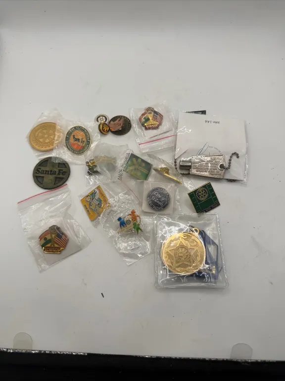 Rotary International Pins, Badges & Memorabilia Lot