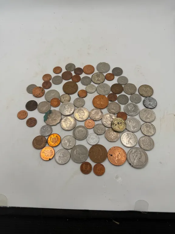 Assorted World Coin Collection w/ Coin Album – British, Irish & More