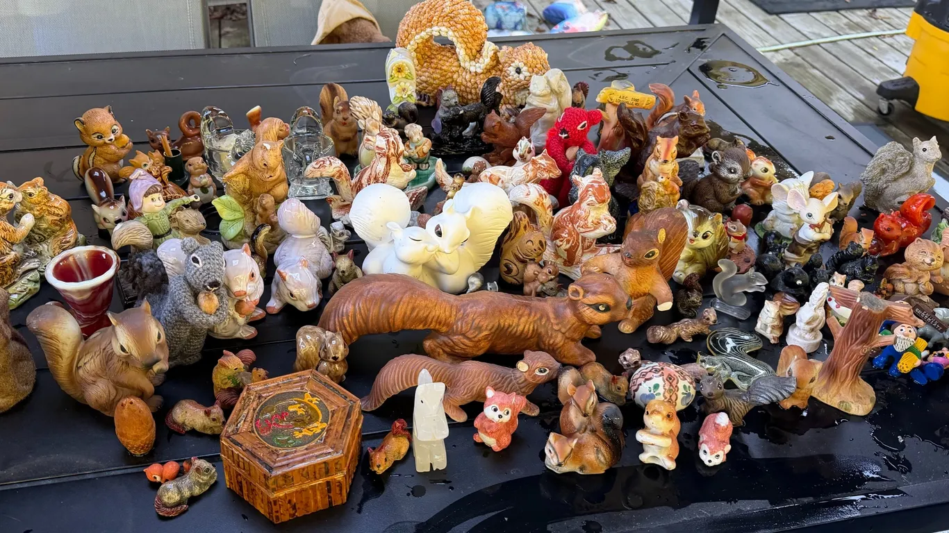 Large Vintage & Eclectic Squirrel Figurines & Collectibles Lot