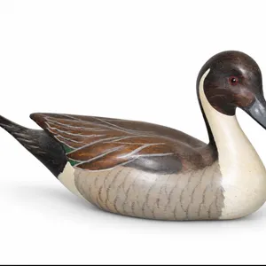 handcrafted duck decoy made by Big Sky Carvers of Manhattan, Montana Signed