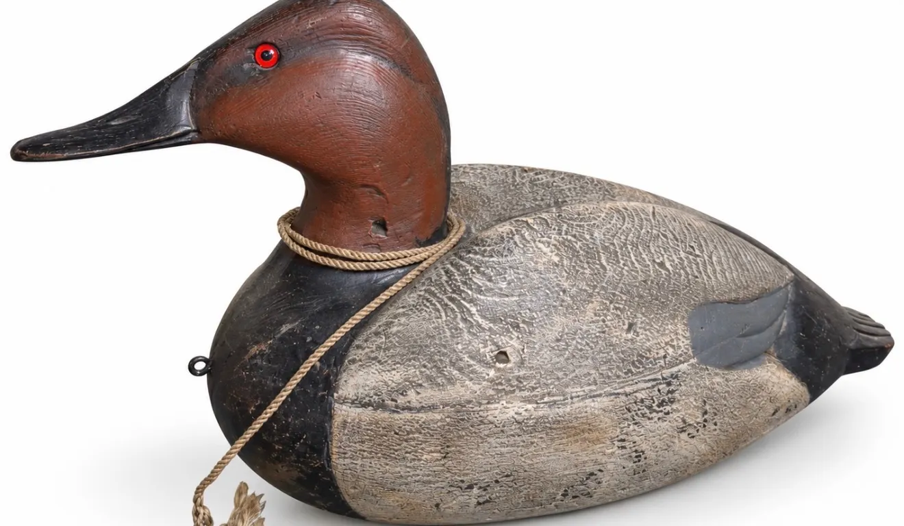 1995–1996 Ducks Unlimited Special Edition Canvasback Drake decoy