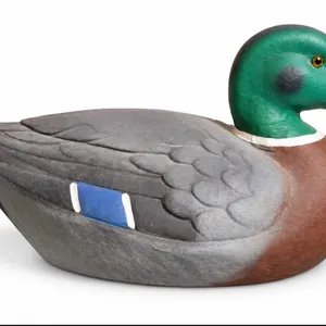 hand-painted vintage decoy marked "Yesterday's Decoys, Zelienople, PA