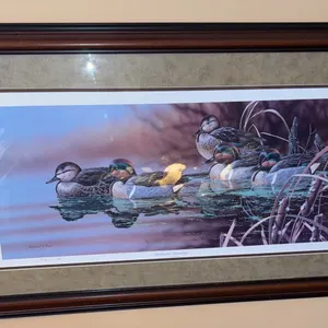 Backwater Greenwings Gerald Putt  Signed & Numbered