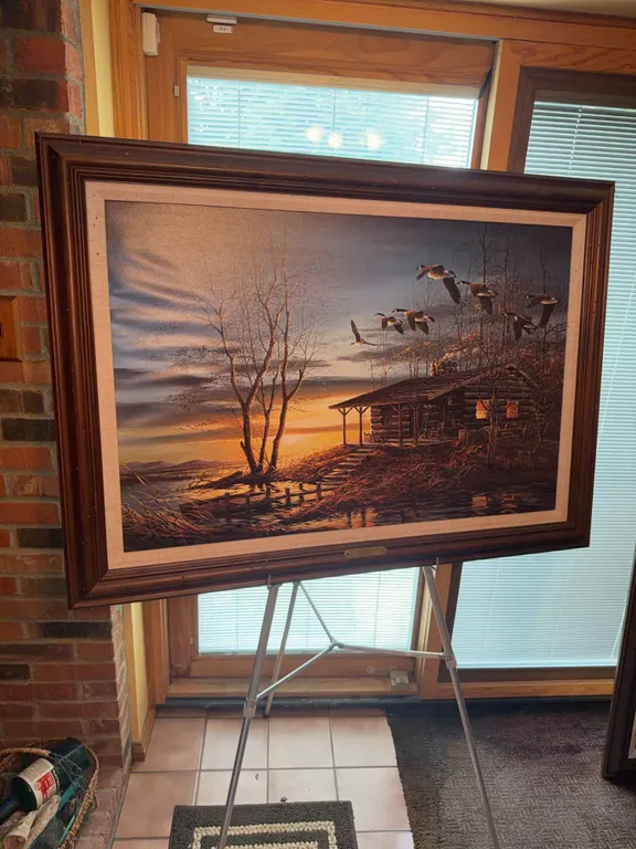 Evening Retreat" by American wildlife artist Terry Redlin.