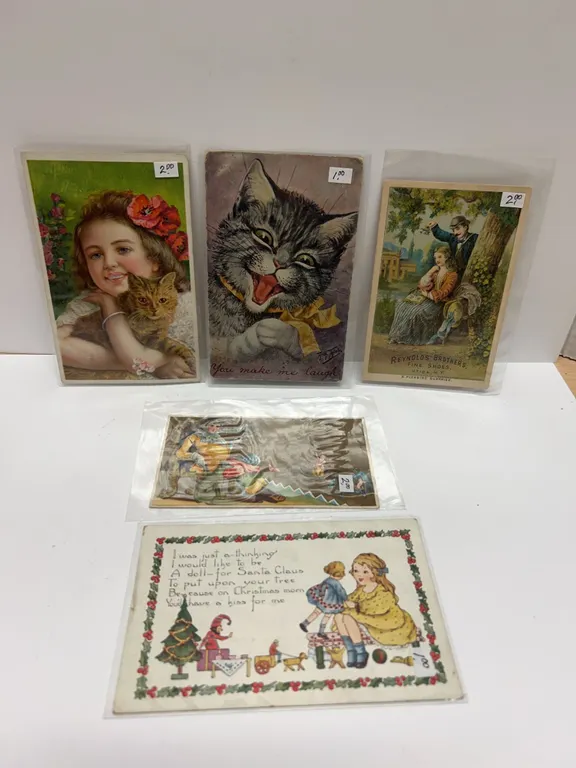 Early 20th Century Illustrated Postcards
