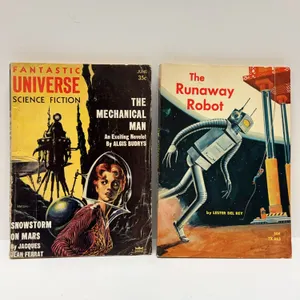 Two Mid-20th Century Science Fiction Books by Algis Budrys and Lester Del Rey