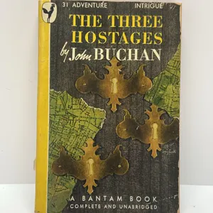 The Three Hostages by John Buchan Bantam Books Paperback