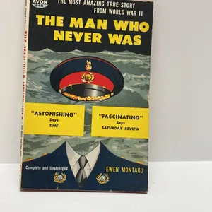 The Man Who Never Was by Ewen Montagu Avon Paperback 1954