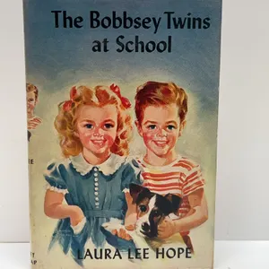 The Bobbsey Twins at School by Laura Lee Hope, 1941 Edition