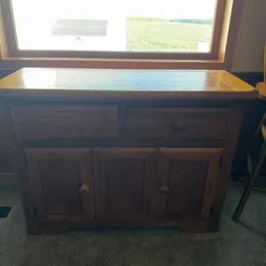 Wooden oak buffet