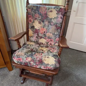 Wooden rocking chair