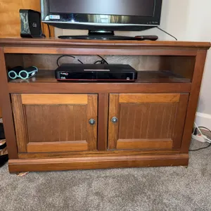 Wooden tv stand