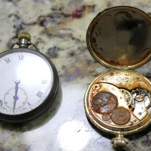 Elgin Giant Pocket Watch with 10K Gold-Filled Case