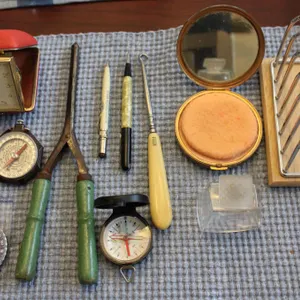 Travel Clock, Compacts, Compasses, Tools