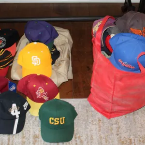 Sports Team and Branded Baseball Caps