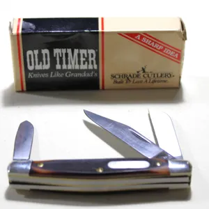 Schrade Old Timer 34OT Middleman Pocket Knife with Box