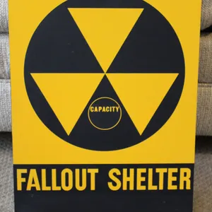 Department of Defense Fallout Shelter Sign
