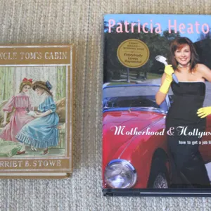 Signed Patricia Heaton Book and 1901 Edition Uncle Tom's Cabin