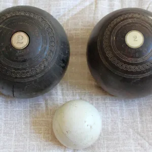 Jaques & Son London Lawn Bowls Set with Jack