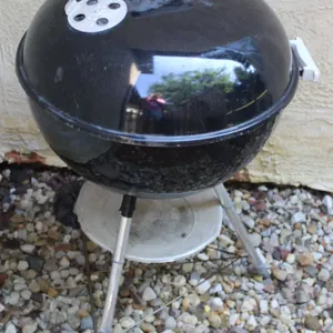 Weber Charcoal Kettle Grill with Vents and Wheels