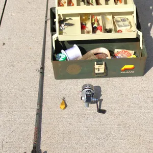 Daiwa Regal Silver Rod, Reels and Plano Tackle Box