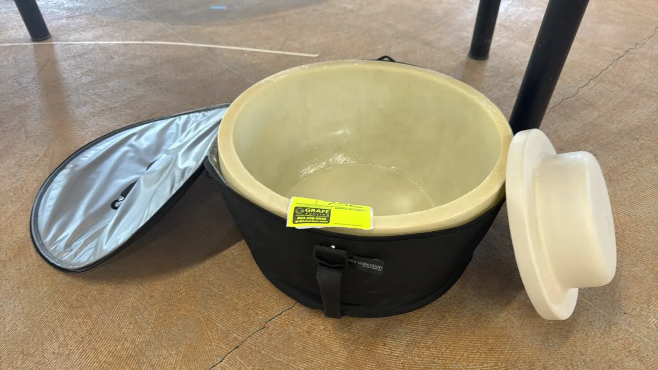 Spa Collection Design Studios Pedicure Bowl. Features a zippered soft-sided black exterior bag with carrying handles, molded interior tub, and hat ins