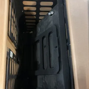Chief Projector Guard security cage. Features steel construction with a textured black powder-coat finish, slotted ventilation, and internal mounting 