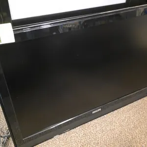 2009 Philips 42PFL3603D/F7 42" LCD television. Features HDMI, component video, composite AV, and S-video inputs. S/N: YA1A0907010906. Electrical: 110-