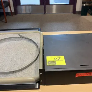Office lot. Includes 17" x 14 1/2" black aluminum screw-in drawer, push pin board, and tack board. Drawer features integrated side mounting brackets.