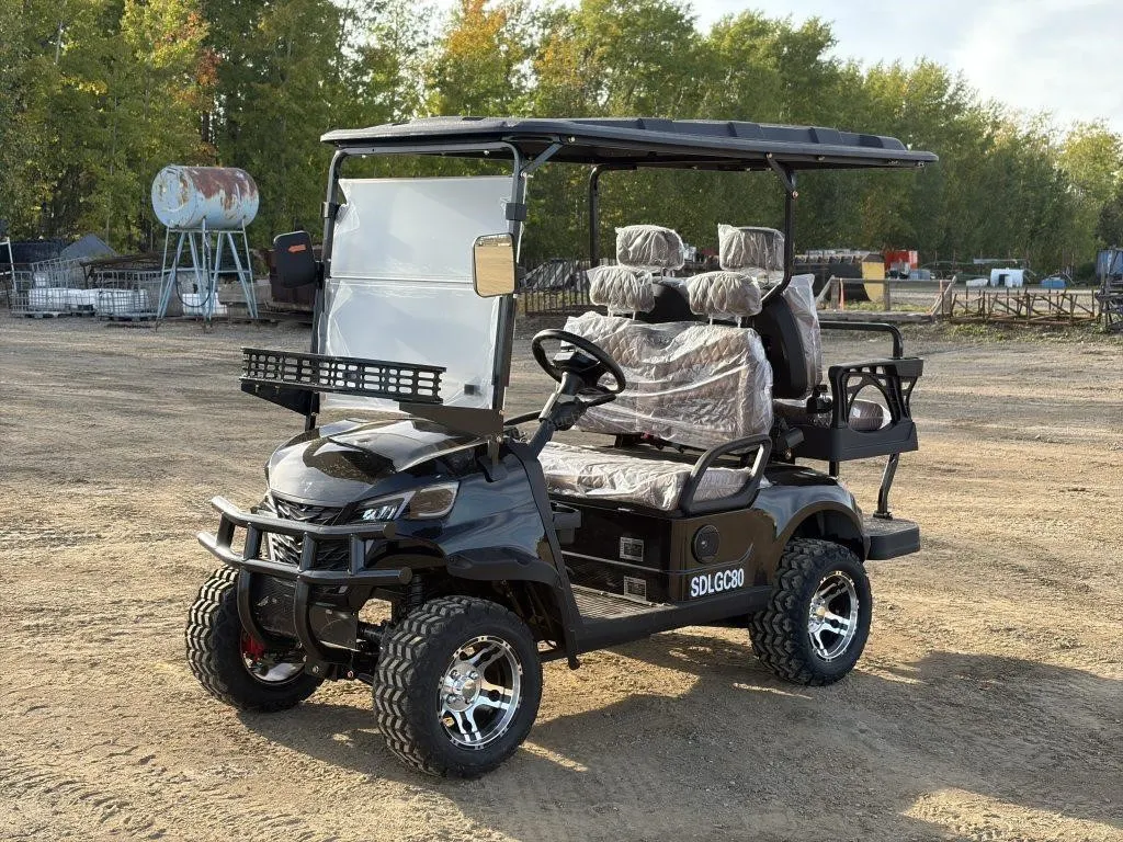 2025 Unused SDLGC80 Black Electric Golf Cart