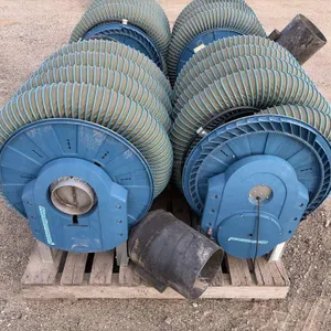 Pallet with Two Nederman Exhaust Hose Reels