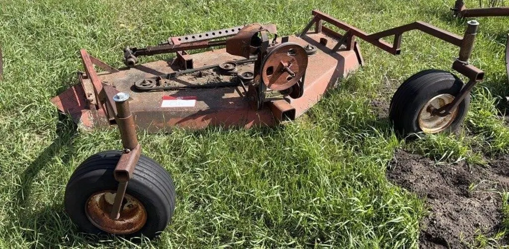 Homemade 3 pt Hitch Finishing Pull Behind Mower