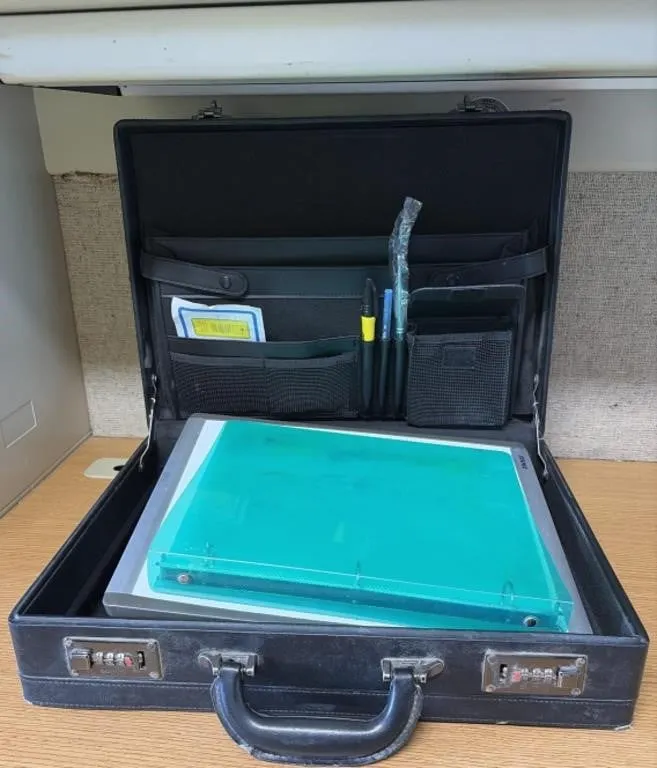 Combination Brief Case with Binders