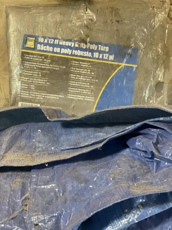 Like new Power Fist 10� x 12� heavy duty poly